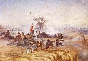 unknow artist the otjimbengue british volunteer artillery oil painting on canvas